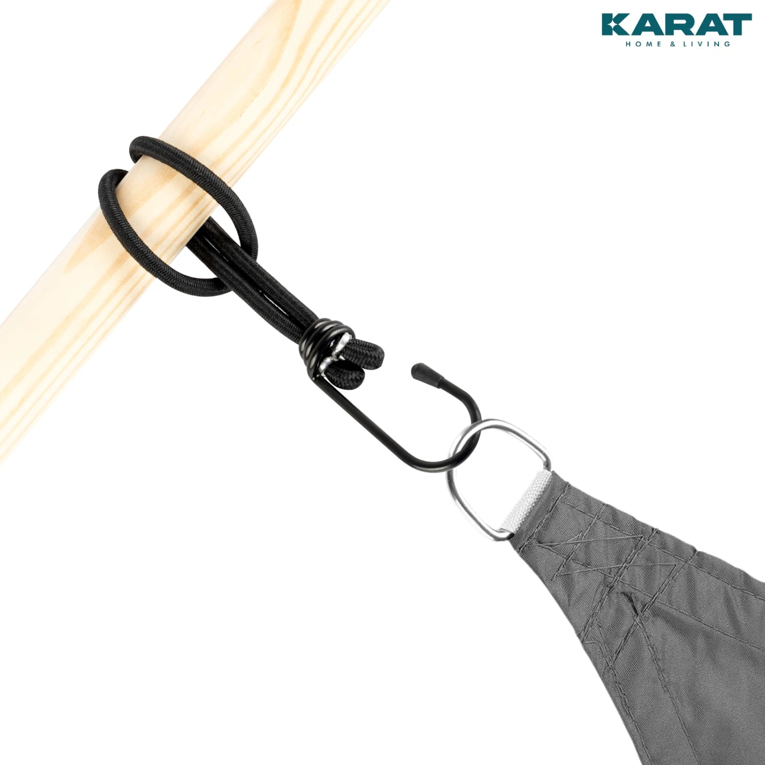 Multifunktionale Spanngummis Mit Stahlhaken | Befestigung Für Planen Netze Banner | 20er Set 9 Multifunktionale Spanngummis Mit Stahlhaken | Befestigung Für Planen Netze Banner | 20er Set – Bild 7