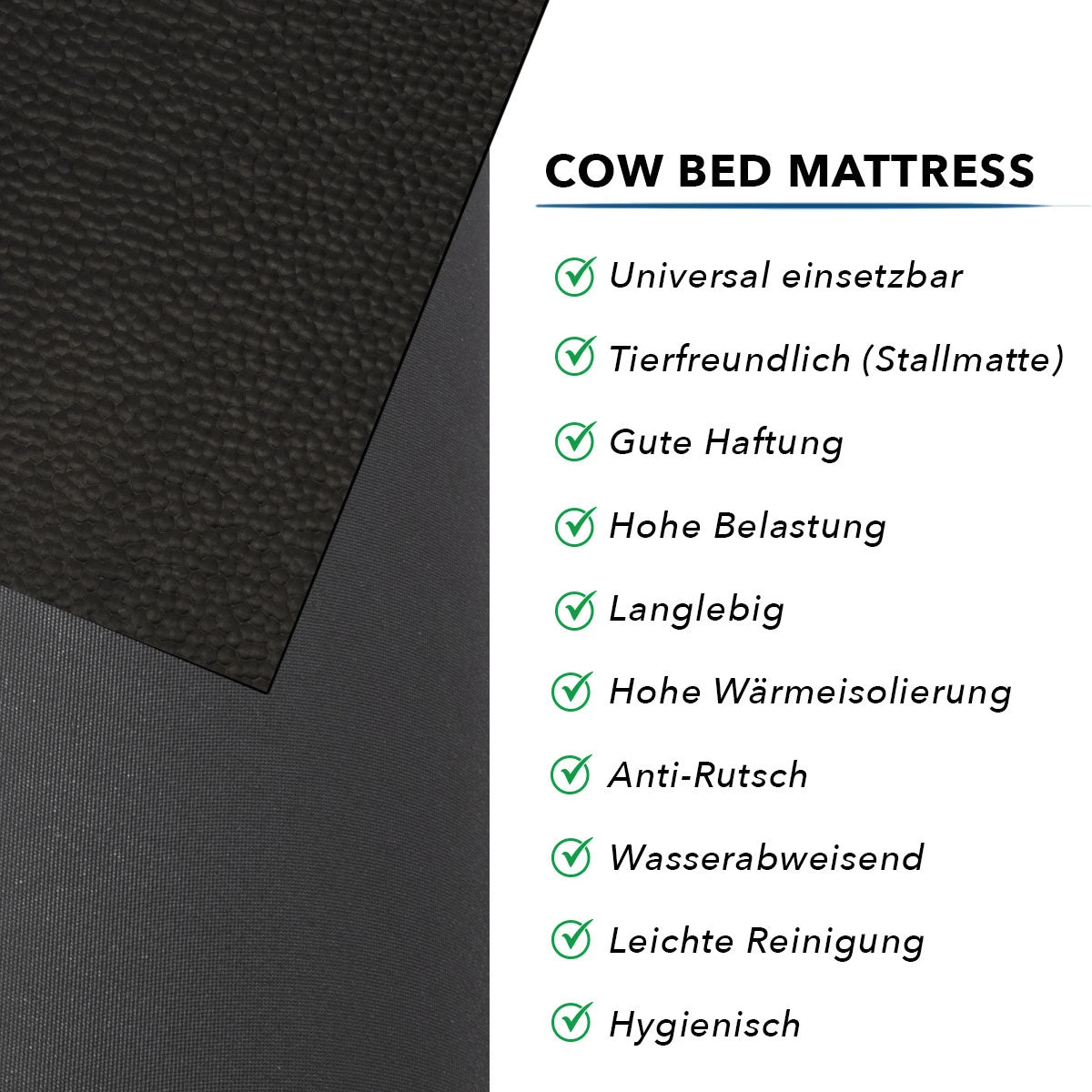 Cow Bed Matress | GW4005 | Stärke: 4,5 Mm | 200 X 100 Cm 8 Cow Bed Matress | GW4005 | Stärke: 4,5 Mm | 200 X 100 Cm – Bild 6