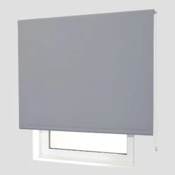 Verdunklungsrollo Blackout | Thermobeschichtet | Fenster Jalousien Für Innen 28 Verdunklungsrollo Blackout | Thermobeschichtet | Fenster Jalousien Für Innen -Floordirekt Standard Blackout Thermo Rollo Grau Fenster