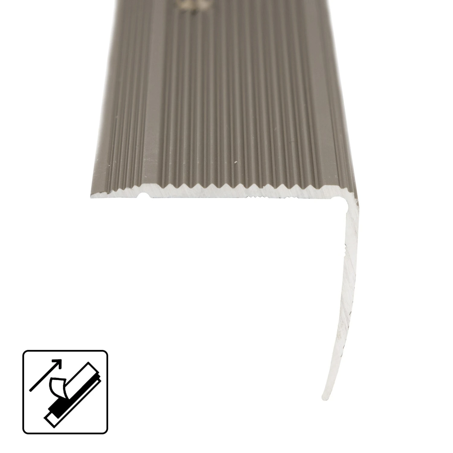 Stufenkantenprofil Integral | Form: L | Selbstklebend 10 Stufenkantenprofil Integral | Form: L | Selbstklebend – Bild 8