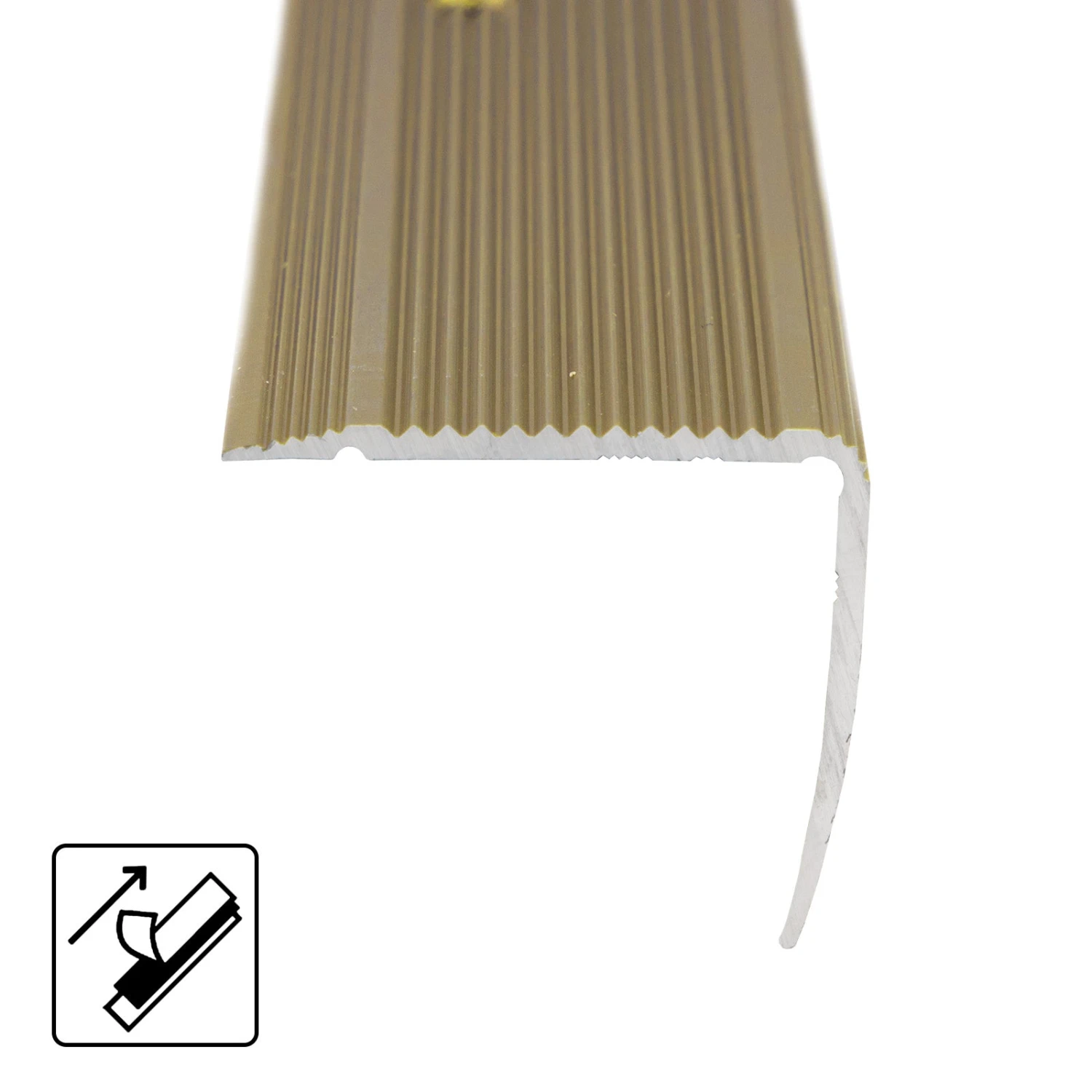 Stufenkantenprofil Integral | Form: L | Selbstklebend 14 Stufenkantenprofil Integral | Form: L | Selbstklebend – Bild 12