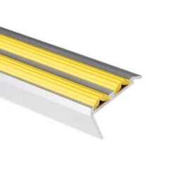 Treppenkantenprofil | Power Grip | Doppel-Gummieinlage 11 Treppenkantenprofil | Power Grip | Doppel-Gummieinlage -Floordirekt Stufenkantenprofil PowerGrip Doppel gelb 01