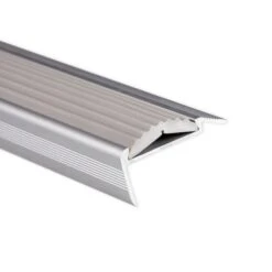 Treppenkantenprofil | Power Grip | Einzel-Gummieinlage 11 Treppenkantenprofil | Power Grip | Einzel-Gummieinlage -Floordirekt Stufenkantenprofil PowerGrip einzelnt Grau 01