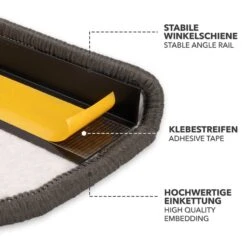 Stufenmatten Alto | Halbrund Oder Eckig | Umkettelt | Selbstklebender Treppenschutz 32 Stufenmatten Alto | Halbrund Oder Eckig | Umkettelt | Selbstklebender Treppenschutz -Floordirekt Stufenmatte Alto anthrazit 05