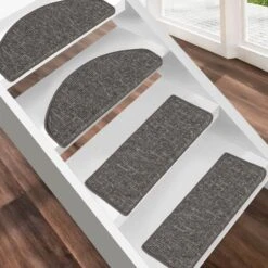 Stufenmatten Alto | Halbrund Oder Eckig | Umkettelt | Selbstklebender Treppenschutz 24 Stufenmatten Alto | Halbrund Oder Eckig | Umkettelt | Selbstklebender Treppenschutz -Floordirekt Stufenmatte Alto anthrazit 07