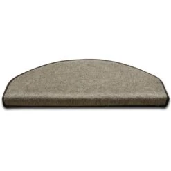 Velours-Stufenmatte Sinfonie | Halbrund Oder Eckig | Pflegeleichter Treppenschoner 9 Velours-Stufenmatte Sinfonie | Halbrund Oder Eckig | Pflegeleichter Treppenschoner -Floordirekt Stufenmatte Sinfonie Hellbraun 3