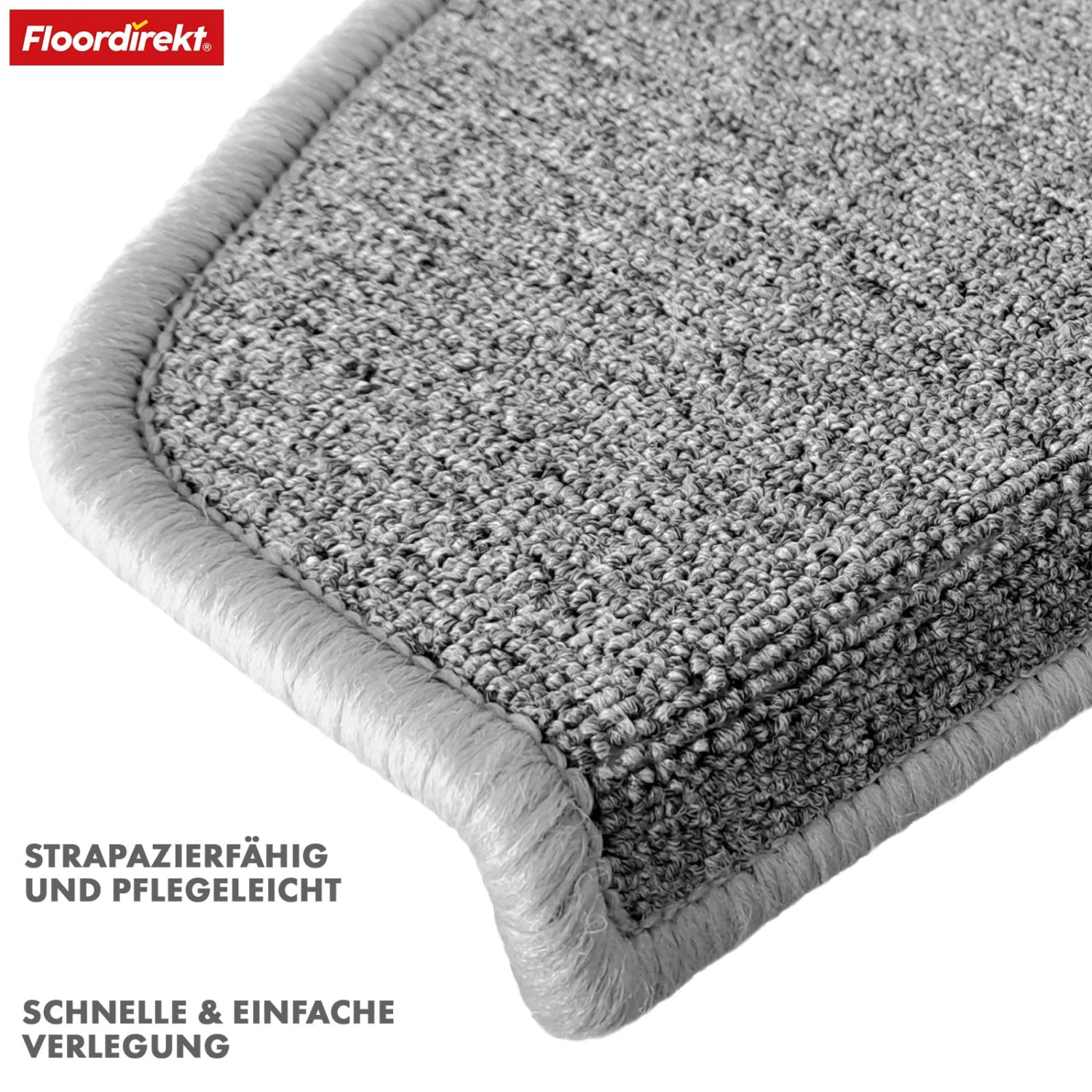 Stufenmatte | London Pro | Im Modernen Design | Rutschfest & Pflegeleicht | Halbrund 14 Stufenmatte | London Pro | Im Modernen Design | Rutschfest & Pflegeleicht | Halbrund – Bild 12