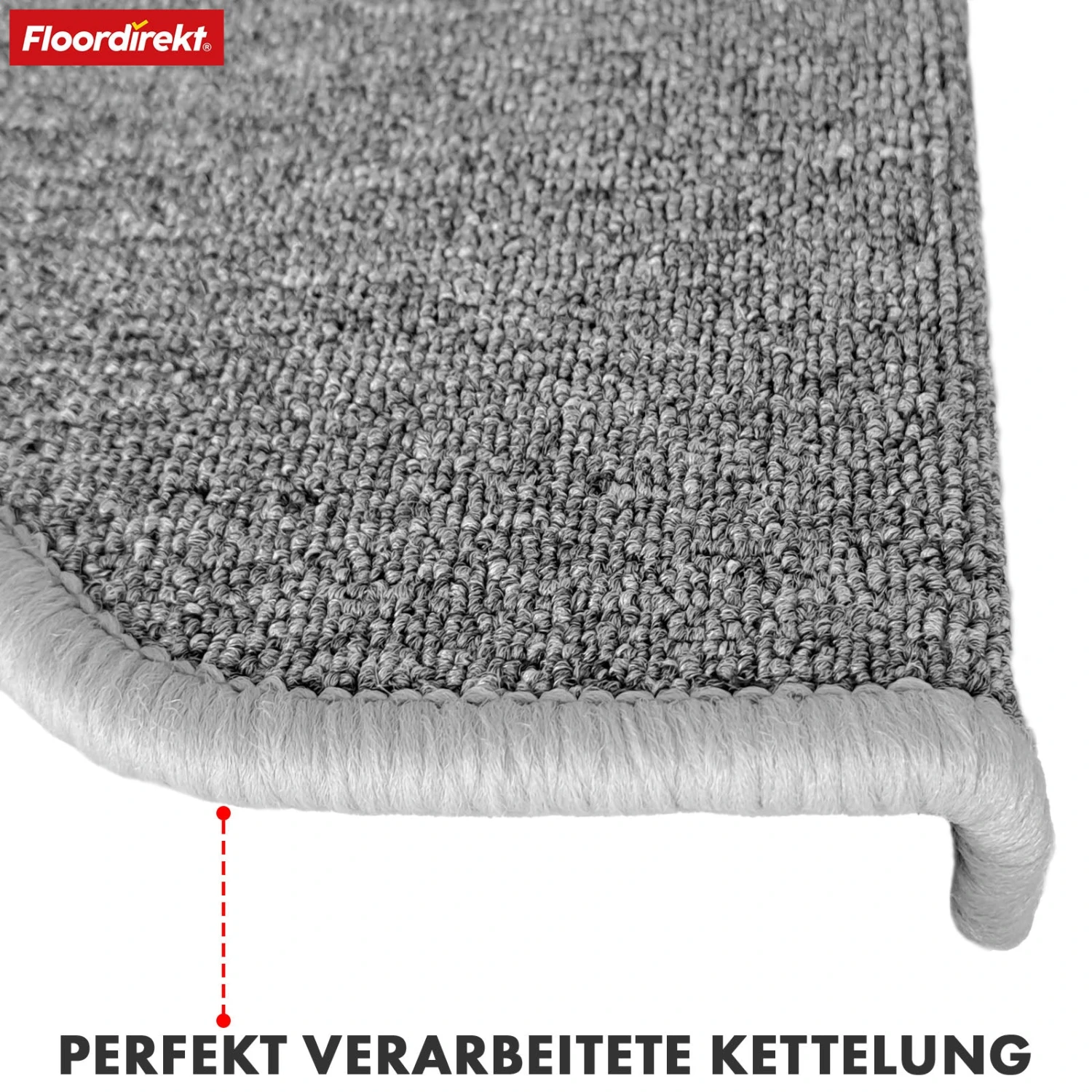 Stufenmatte | London Pro | Im Modernen Design | Rutschfest & Pflegeleicht | Halbrund 15 Stufenmatte | London Pro | Im Modernen Design | Rutschfest & Pflegeleicht | Halbrund – Bild 13