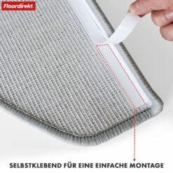 Stufenmatte | London Pro | Im Modernen Design | Rutschfest & Pflegeleicht | Halbrund 35 Stufenmatte | London Pro | Im Modernen Design | Rutschfest & Pflegeleicht | Halbrund -Floordirekt StufenmatteLondonPro 14