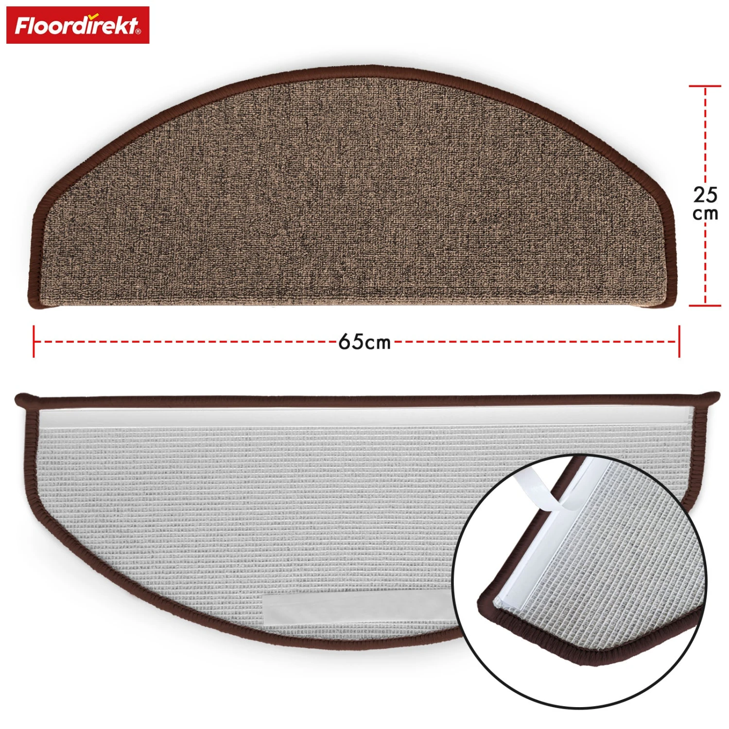 Stufenmatte | London Pro | Im Modernen Design | Rutschfest & Pflegeleicht | Halbrund 18 Stufenmatte | London Pro | Im Modernen Design | Rutschfest & Pflegeleicht | Halbrund – Bild 16