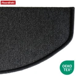 Stufenmatte | London Pro | Im Modernen Design | Rutschfest & Pflegeleicht | Halbrund 24 Stufenmatte | London Pro | Im Modernen Design | Rutschfest & Pflegeleicht | Halbrund -Floordirekt StufenmatteLondonPro 3