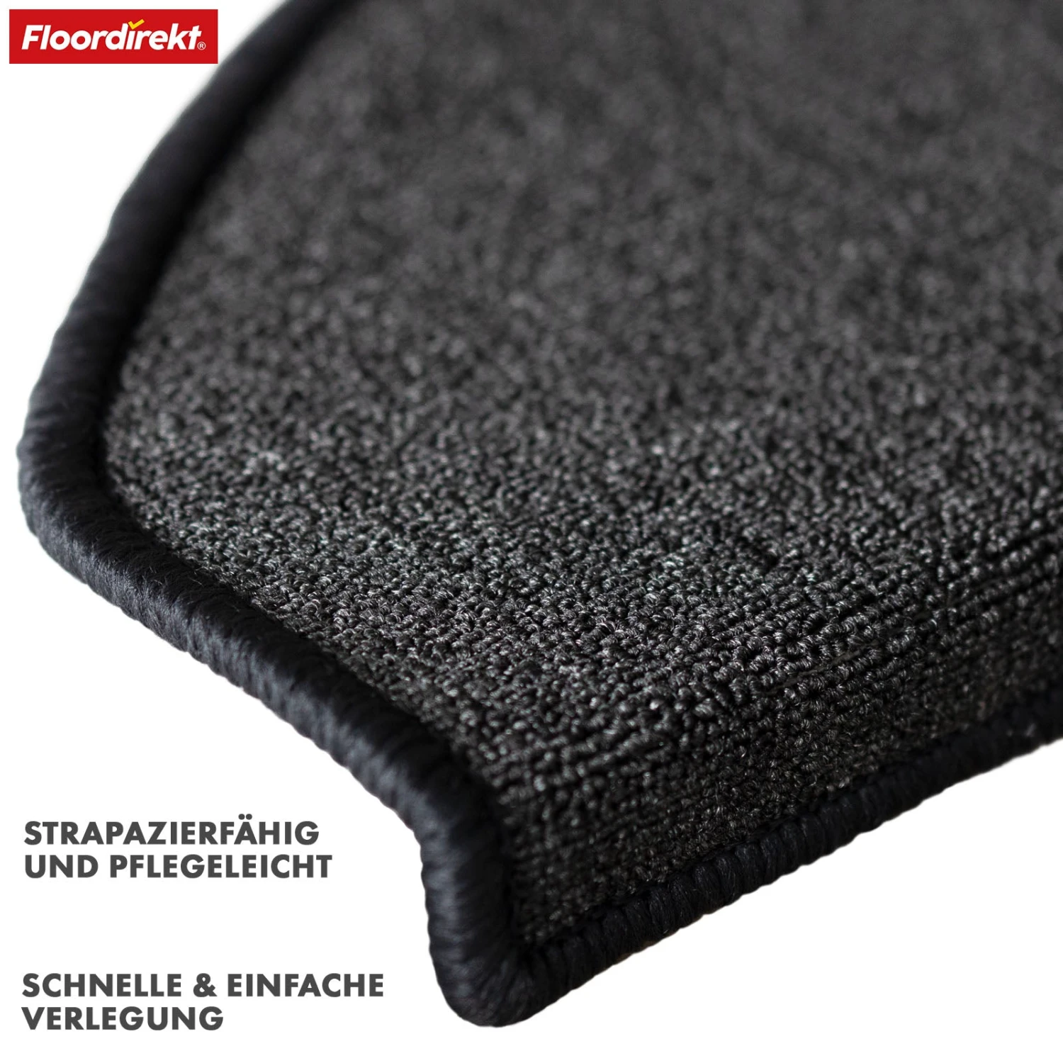 Stufenmatte | London Pro | Im Modernen Design | Rutschfest & Pflegeleicht | Halbrund 7 Stufenmatte | London Pro | Im Modernen Design | Rutschfest & Pflegeleicht | Halbrund – Bild 5