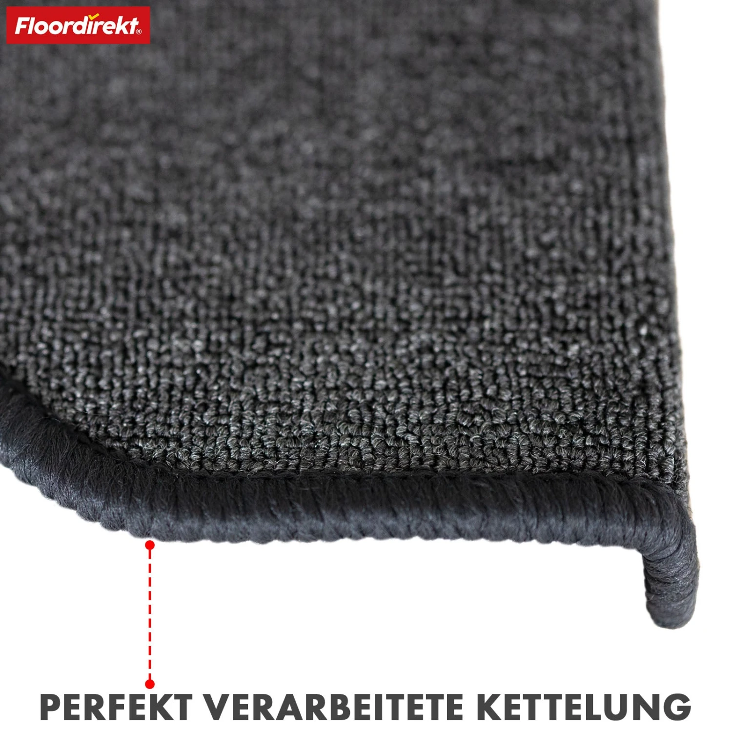 Stufenmatte | London Pro | Im Modernen Design | Rutschfest & Pflegeleicht | Halbrund 8 Stufenmatte | London Pro | Im Modernen Design | Rutschfest & Pflegeleicht | Halbrund – Bild 6