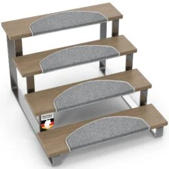 Stufenmatte | London Pro | Im Modernen Design | Rutschfest & Pflegeleicht | Halbrund 29 Stufenmatte | London Pro | Im Modernen Design | Rutschfest & Pflegeleicht | Halbrund -Floordirekt StufenmatteLondonPro 8