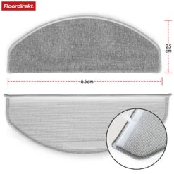 Stufenmatte | London Pro | Im Modernen Design | Rutschfest & Pflegeleicht | Halbrund 30 Stufenmatte | London Pro | Im Modernen Design | Rutschfest & Pflegeleicht | Halbrund -Floordirekt StufenmatteLondonPro 9