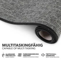 Teppich Auf Maß | Alto | Flacher Schlingenflor | Für Wohnbereiche -Floordirekt Teppich Alto hellblau 03