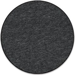 Teppich Auf Maß | London | Rund | Flacher Schlingenflor 23 Teppich Auf Maß | London | Rund | Flacher Schlingenflor -Floordirekt Teppich London Anthrazit 77 Rund