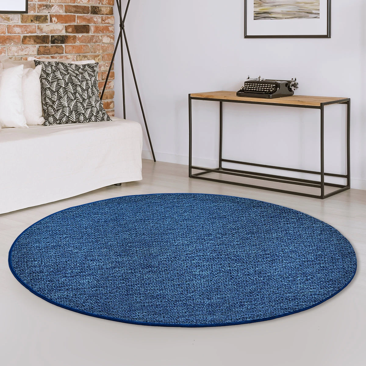 Teppich Auf Maß | London | Rund | Flacher Schlingenflor 3 Teppich Auf Maß | London | Rund | Flacher Schlingenflor