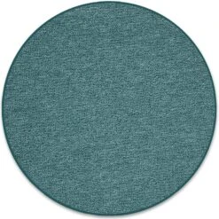 Teppich Auf Maß | London | Rund | Flacher Schlingenflor 37 Teppich Auf Maß | London | Rund | Flacher Schlingenflor -Floordirekt Teppich London Gruen 95 Rund