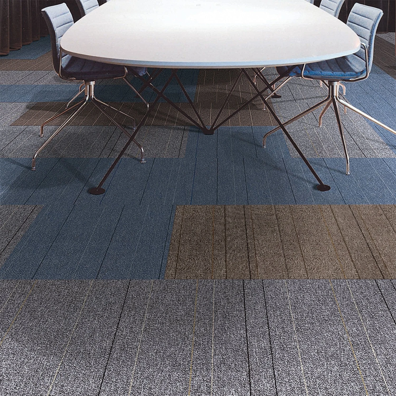 Teppichfliesen Baden | Selbstliegend | 50 X 50 Cm 4 Teppichfliesen Baden | Selbstliegend | 50 X 50 Cm – Bild 2