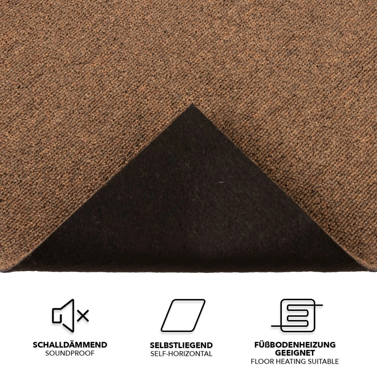 Teppichfliesen Vienna | 50x50 Cm | Selbstliegend 16 Teppichfliesen Vienna | 50x50 Cm | Selbstliegend – Bild 14