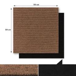 Teppichfliesen Vienna | 50x50 Cm | Selbstliegend 34 Teppichfliesen Vienna | 50x50 Cm | Selbstliegend -Floordirekt Teppichfliese Moscow braun 03 f0e4153e 8326 466a 87c4 bfdc26354856