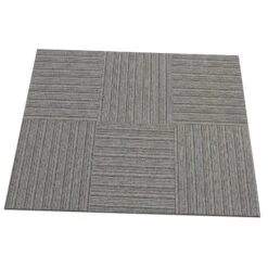 Teppichfliesen Vienna | 50x50 Cm | Selbstliegend 41 Teppichfliesen Vienna | 50x50 Cm | Selbstliegend -Floordirekt Teppichfliese braun gestreift 7078 5 2