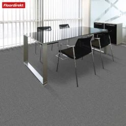 Teppichfliesen | Bern | 50 X 50 Cm | Selbstliegend Mit Streifendesign | In Anthrazit, Grau & Beige Für Gewerbe Und Privathaushalte 38 Teppichfliesen | Bern | 50 X 50 Cm | Selbstliegend Mit Streifendesign | In Anthrazit, Grau & Beige Für Gewerbe Und Privathaushalte -Floordirekt TeppichflieseBern 17