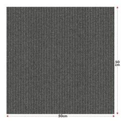 Teppichfliesen | Bern | 50 X 50 Cm | Selbstliegend Mit Streifendesign | In Anthrazit, Grau & Beige Für Gewerbe Und Privathaushalte 24 Teppichfliesen | Bern | 50 X 50 Cm | Selbstliegend Mit Streifendesign | In Anthrazit, Grau & Beige Für Gewerbe Und Privathaushalte -Floordirekt TeppichflieseBern 3