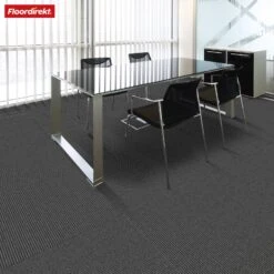 Teppichfliesen | Bern | 50 X 50 Cm | Selbstliegend Mit Streifendesign | In Anthrazit, Grau & Beige Für Gewerbe Und Privathaushalte 29 Teppichfliesen | Bern | 50 X 50 Cm | Selbstliegend Mit Streifendesign | In Anthrazit, Grau & Beige Für Gewerbe Und Privathaushalte -Floordirekt TeppichflieseBern 8