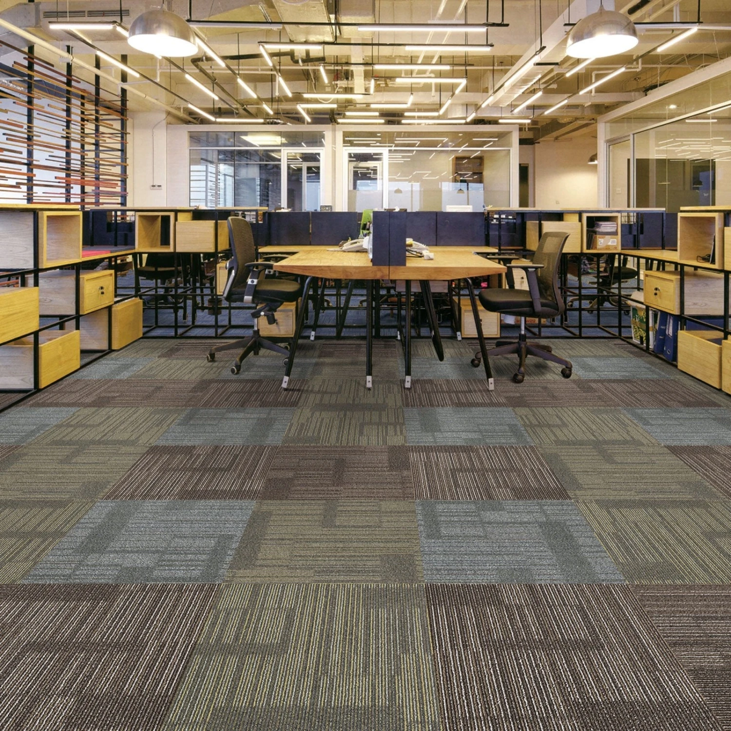 Teppichfliesen Linz | Gemustert | Selbstliegend | 50 X 50 Cm 4 Teppichfliesen Linz | Gemustert | Selbstliegend | 50 X 50 Cm – Bild 2