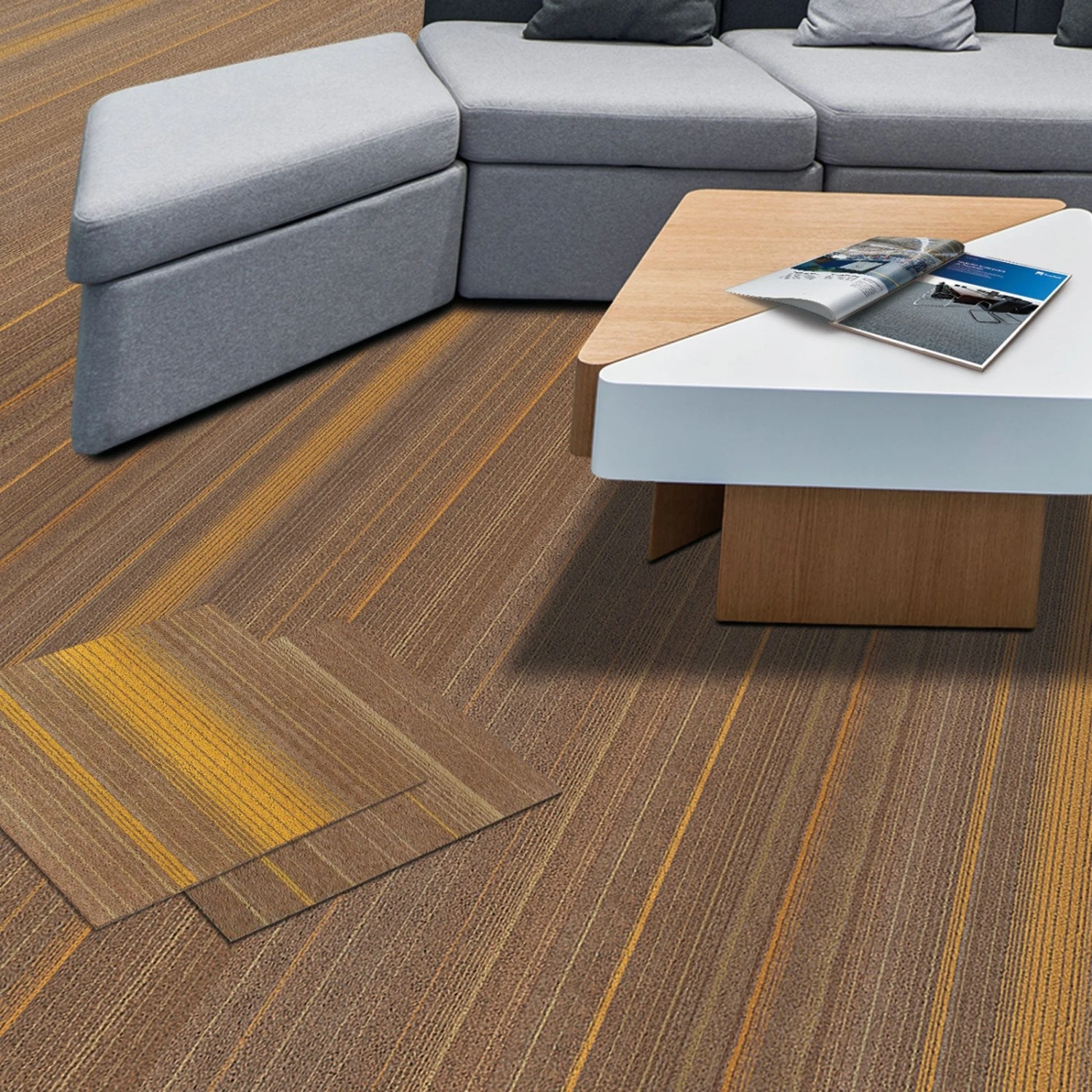 Teppichfliesen Paris | Selbstliegend | 50 X 50 Cm 14 Teppichfliesen Paris | Selbstliegend | 50 X 50 Cm – Bild 12