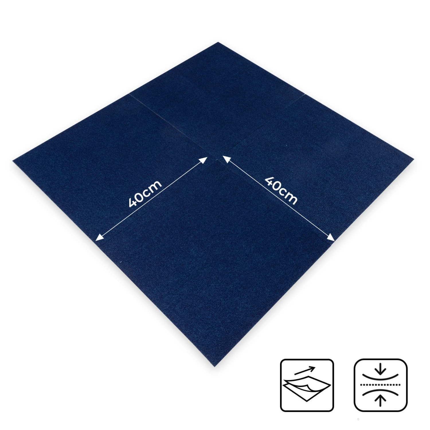 Nadelfilz-Teppichfliesen Scene | Selbstklebend | 40x40 Cm 8 Nadelfilz-Teppichfliesen Scene | Selbstklebend | 40x40 Cm – Bild 6