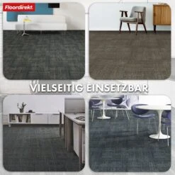 Teppichfliesen | Luzern | 50 X 50 Cm | Komfortabel, Schalldämmend & Für Fußbodenheizung Geeignet | In 4 Farben Erhältlich 34 Teppichfliesen | Luzern | 50 X 50 Cm | Komfortabel, Schalldämmend & Für Fußbodenheizung Geeignet | In 4 Farben Erhältlich -Floordirekt TeppichfliesenLuzern 13