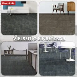 Teppichfliesen | Luzern | 50 X 50 Cm | Komfortabel, Schalldämmend & Für Fußbodenheizung Geeignet | In 4 Farben Erhältlich 41 Teppichfliesen | Luzern | 50 X 50 Cm | Komfortabel, Schalldämmend & Für Fußbodenheizung Geeignet | In 4 Farben Erhältlich -Floordirekt TeppichfliesenLuzern 20