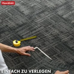 Teppichfliesen | Luzern | 50 X 50 Cm | Komfortabel, Schalldämmend & Für Fußbodenheizung Geeignet | In 4 Farben Erhältlich 26 Teppichfliesen | Luzern | 50 X 50 Cm | Komfortabel, Schalldämmend & Für Fußbodenheizung Geeignet | In 4 Farben Erhältlich -Floordirekt TeppichfliesenLuzern 5