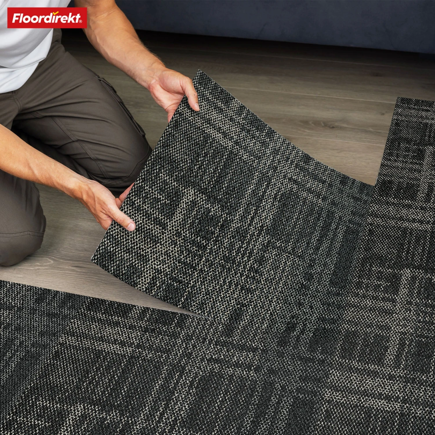 Teppichfliesen | Luzern | 50 X 50 Cm | Komfortabel, Schalldämmend & Für Fußbodenheizung Geeignet | In 4 Farben Erhältlich 9 Teppichfliesen | Luzern | 50 X 50 Cm | Komfortabel, Schalldämmend & Für Fußbodenheizung Geeignet | In 4 Farben Erhältlich – Bild 7