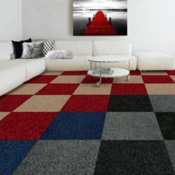 Teppichfliesen Can Can | Gerippt | Selbstliegend | 50x50 Cm 23 Teppichfliesen Can Can | Gerippt | Selbstliegend | 50x50 Cm -Floordirekt Teppichfliesen CanCan 50x50cm Home 4