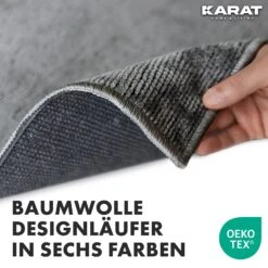 Teppich-Läufer Auf Maß | Azade | Hochwertige Jacquard Weberei | Angenehm Weicher Baumwoll-Flor | Erhältlich In Vielen Farben 24 Teppich-Läufer Auf Maß | Azade | Hochwertige Jacquard Weberei | Angenehm Weicher Baumwoll-Flor | Erhältlich In Vielen Farben -Floordirekt TeppichlaeuferVena 3