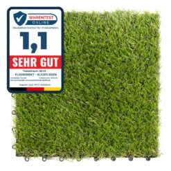 Terrassenfliese | Gras-Design | 30 X 30 Cm