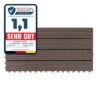Klickfliesen | WPC-Terrassendielen | Royal | Dunkelbraun | 30 X 60 Cm 1 Klickfliesen | WPC-Terrassendielen | Royal | Dunkelbraun | 30 X 60 Cm -Floordirekt Test seal 30223 Klickfliesen WPC Royal Dunkelbraun 30x60cm 02 1600x1600 6f5a6f63 d21b 4897 9a4f 2bbc9609c9b7 2