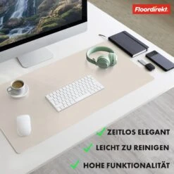 Schreibtischunterlage | Nero | Pflegeleichtes, Weiches Kunstleder | Verfügbar In Zahlreichen Farben Und Größen 36 Schreibtischunterlage | Nero | Pflegeleichtes, Weiches Kunstleder | Verfügbar In Zahlreichen Farben Und Größen -Floordirekt TischunterlageausKunstlederNero 15