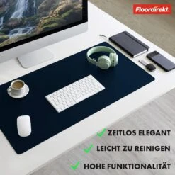 Schreibtischunterlage | Nero | Pflegeleichtes, Weiches Kunstleder | Verfügbar In Zahlreichen Farben Und Größen 26 Schreibtischunterlage | Nero | Pflegeleichtes, Weiches Kunstleder | Verfügbar In Zahlreichen Farben Und Größen -Floordirekt TischunterlageausKunstlederNero 5