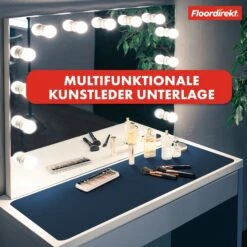 Schreibtischunterlage | Nero | Pflegeleichtes, Weiches Kunstleder | Verfügbar In Zahlreichen Farben Und Größen 29 Schreibtischunterlage | Nero | Pflegeleichtes, Weiches Kunstleder | Verfügbar In Zahlreichen Farben Und Größen -Floordirekt TischunterlageausKunstlederNero 8