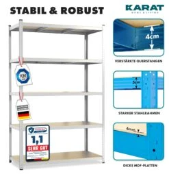 Schwerlastregal | Verzinkt | Traglast Bis 1250 Kg | Individuell Einsetzbar 11 Schwerlastregal | Verzinkt | Traglast Bis 1250 Kg | Individuell Einsetzbar -Floordirekt TitanRack 3.Elementsproportions VERZINKT