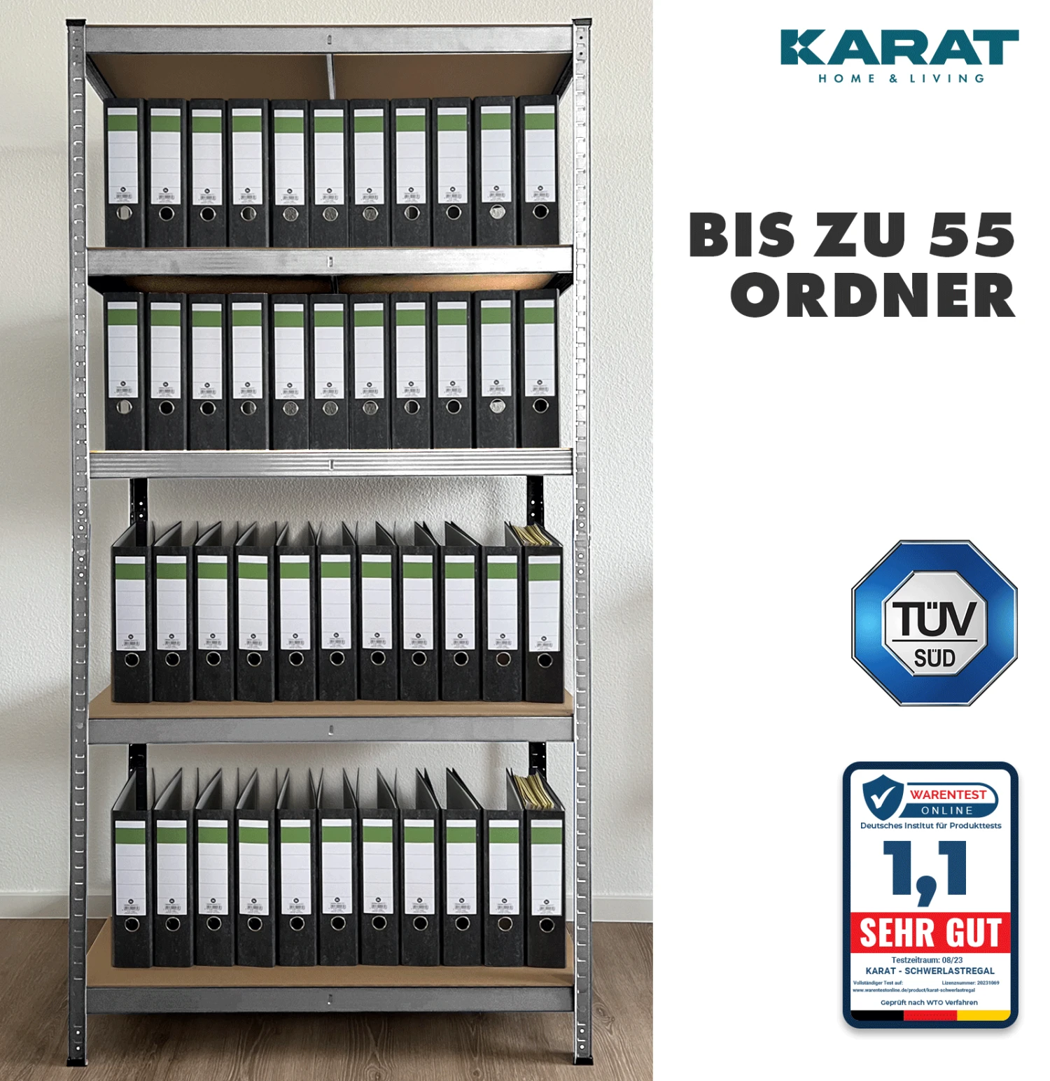 Schwerlastregal | Verzinkt | Traglast Bis 1250 Kg | Individuell Einsetzbar 7 Schwerlastregal | Verzinkt | Traglast Bis 1250 Kg | Individuell Einsetzbar – Bild 5