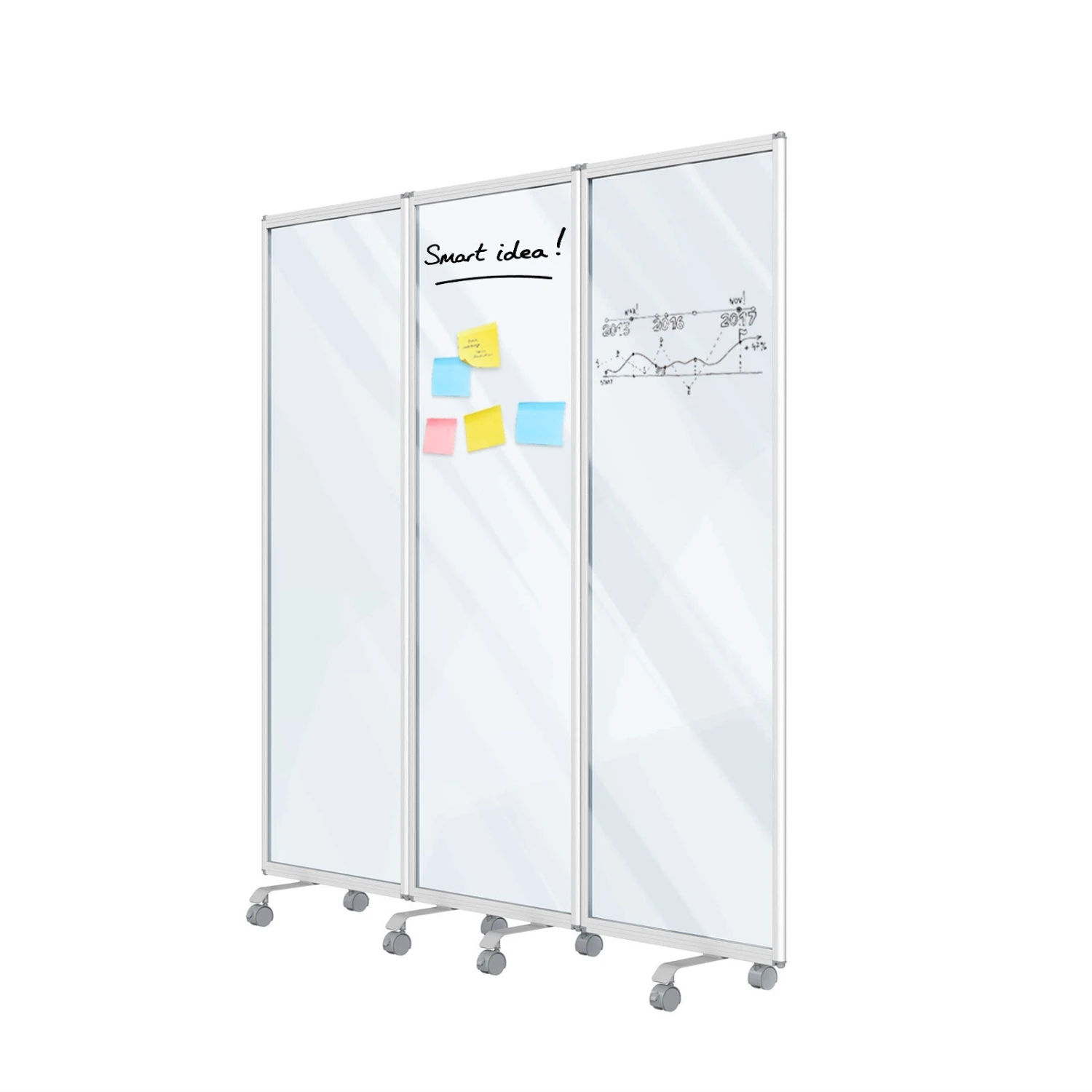 Mobile Trennwand | Präsentationsboard | Beschreibbare Oberfläche | Verschiedene Ausführungen 10 Mobile Trennwand | Präsentationsboard | Beschreibbare Oberfläche | Verschiedene Ausführungen – Bild 8