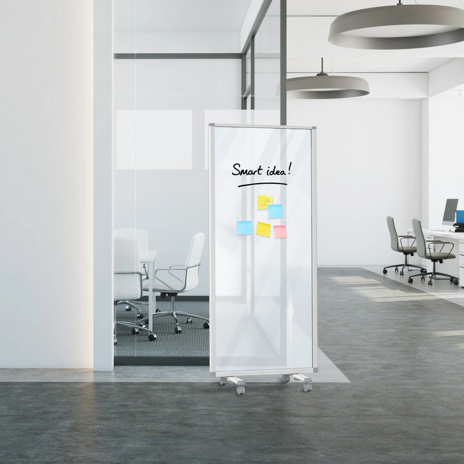 Mobile Trennwand | Präsentationsboard | Beschreibbare Oberfläche | Verschiedene Ausführungen 18 Mobile Trennwand | Präsentationsboard | Beschreibbare Oberfläche | Verschiedene Ausführungen – Bild 16