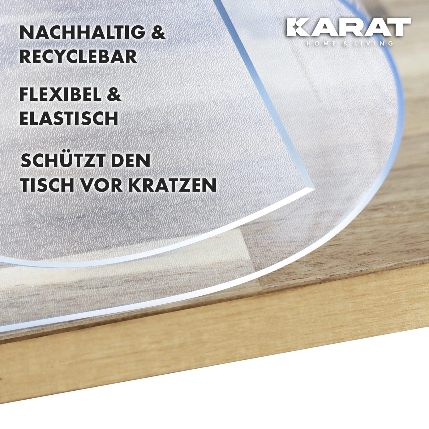 Tischfolie Transparent Mattiert Mit Abgeschrägter Kante | Imperial | Wasserdichte Schutzfolie Für Tische | Individueller Zuschnitt 6 Tischfolie Transparent Mattiert Mit Abgeschrägter Kante | Imperial | Wasserdichte Schutzfolie Für Tische | Individueller Zuschnitt – Bild 4