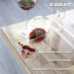 Tischfolie Transparent Mattiert Mit Abgeschrägter Kante | Imperial | Wasserdichte Schutzfolie Für Tische | Individueller Zuschnitt 15 Tischfolie Transparent Mattiert Mit Abgeschrägter Kante | Imperial | Wasserdichte Schutzfolie Für Tische | Individueller Zuschnitt -Floordirekt TransparenteMatteTischfolieImperial 6